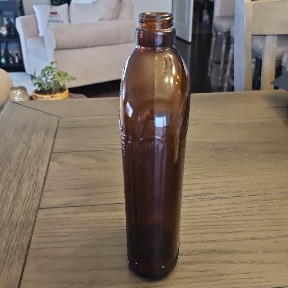 Vintage Whiskey Amber Glass Bottle- Hiram Walker & Sons Limited - Picture 2 of 10